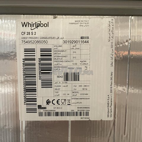congélateur werrpole 212L 
