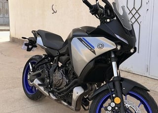 MT07 Tracer 2024 douane 2025 plaque rabat 2000km