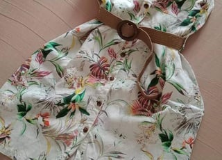 XL. robe d'été en lin.