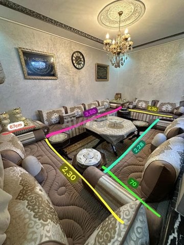 Salon marocain en excellent état