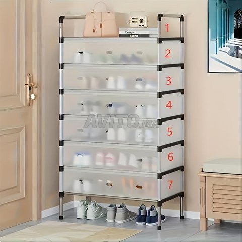 Organisateur de Chaussure 7 Niveaux Gagnez espace 