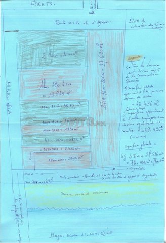 terrains à vendre proche mer et forêt 