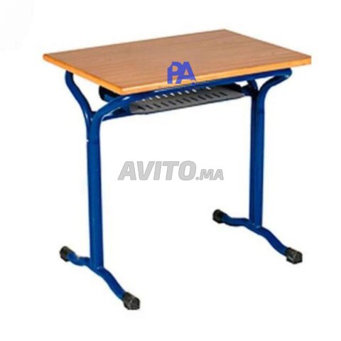 Table individuelle en bois mélaminé