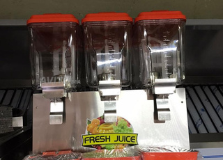 Distributeur de boissons fraîches de 3 bacs