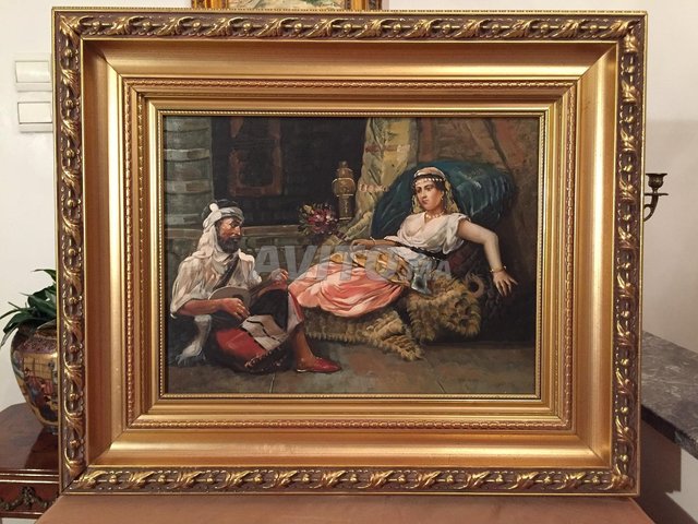Tableau peinture sur toile pour décoration  