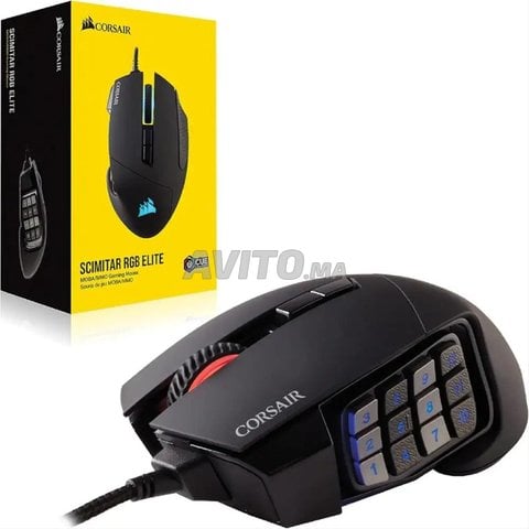 CORSAIR SCIMITAR RGB ELITE – Souris Gaming Filaire