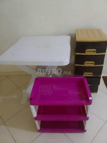 vente d etagere et table et chauffe eau 