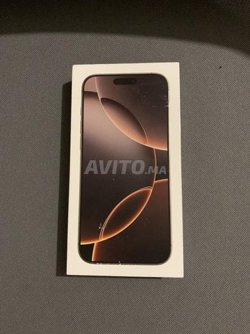 iPhone 16 Pro Max Desert 256Gb neuf scelle