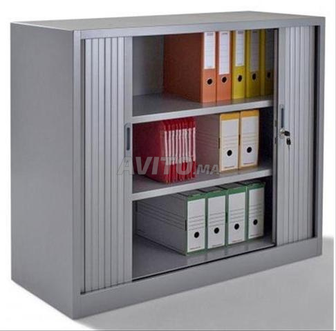 Armoire métallique à portes coulissantes  battante - 2