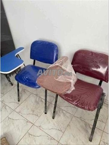 chaises écritoire  bois/pvc كراسي المدرسة a 
