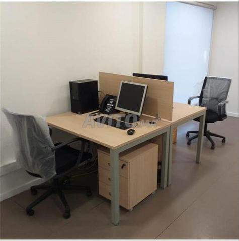 Bureau En Bois مكتب متعدد المقاعد  Tanger Bqgvc - 2