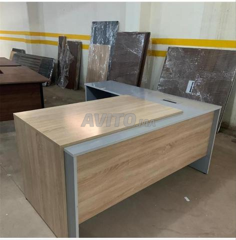  Bureauen Bois Avec Retour #  À Aal Hoceima - 2