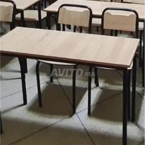  mobilier scolaire dd  table avec chaise  