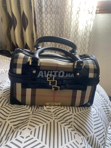 sac vintage femme à carreaux original BURBERRY 