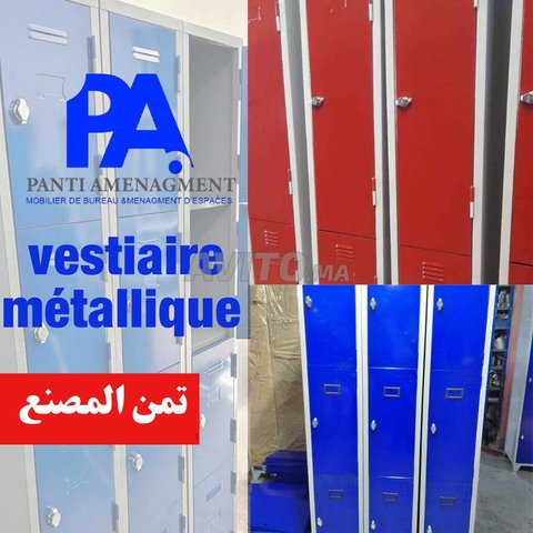 vestiaire métallique 1/2/3/4/5 porte 