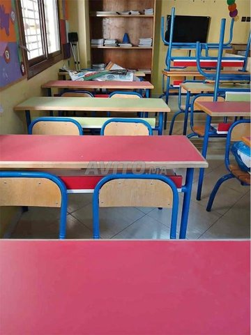 table et pupitre scolaire aménagement école