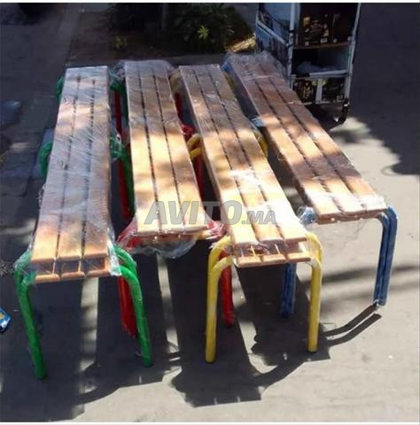 fabrication table scolaire chaises semi métallique