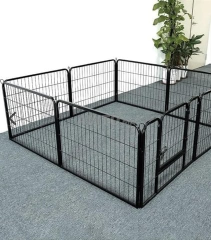 Enclos pour chien 80cm*60cm 8 parts