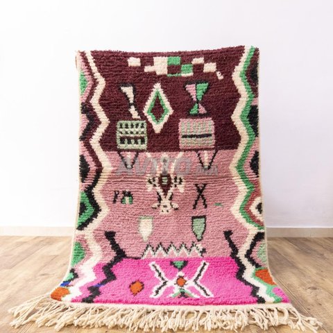 Tapis Berbère Marocain pure Laine Style Boho