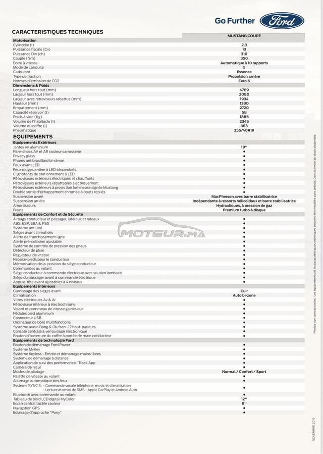 Ford Mustang 2024 – Comme neuve 