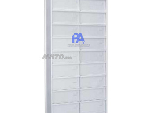 armoire métallique à clapets