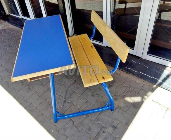  طاولة مدرسية مزدوجة