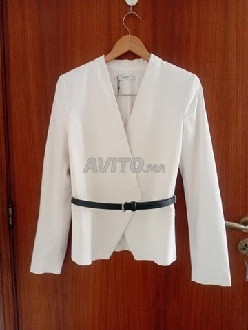 Veste classe blanche MANGO 