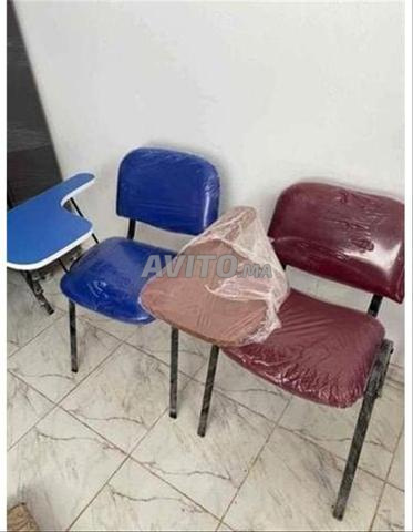 chaises écritoire  bois/pvc كراسي المدرسة