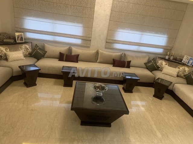 Salon marocain en bois chaîne massif 6m/4.5m/4.5 