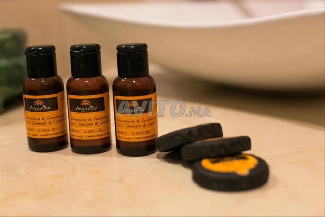 Produits d'accueil cosmétiques d'origine ARGAN 