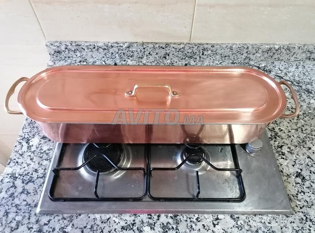 poissonnière en cuivre 