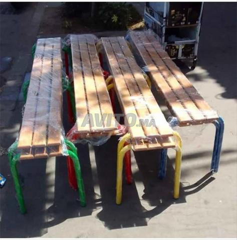 fabrication table scolaire chaises semi métallique
