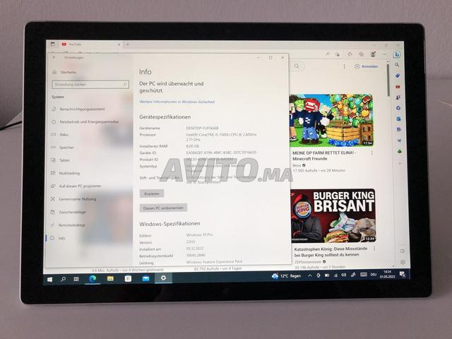Microsoft Surface Pro 5 Intel Core i5-7300U  - 2