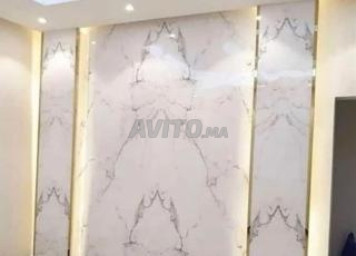 ورق جدران بديل للرخام 