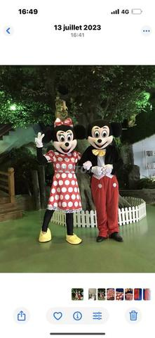 mascotte Minnie et Mickey made in italy - 2