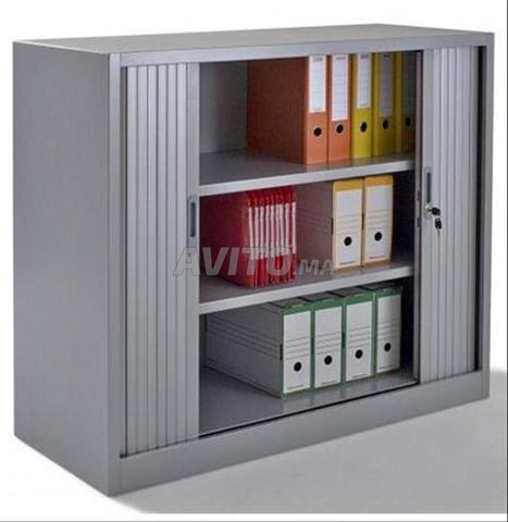 Armoire métallique à portes coulissantes  battante - 2