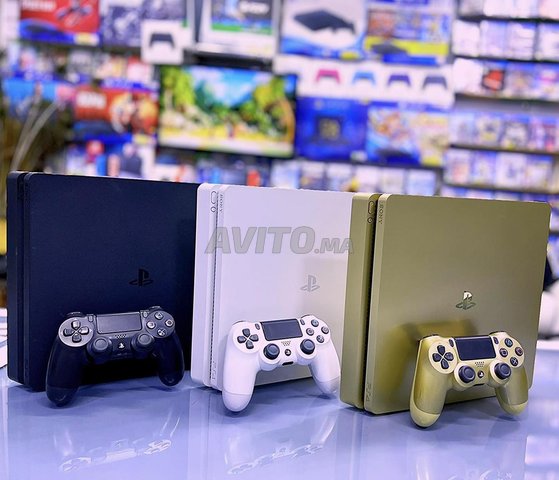 ps4 slim online 2 manette avec top jeux 