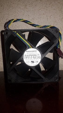 ✅ Ventilateur PC FOXCONN 92mm – 4 Pins PWM 