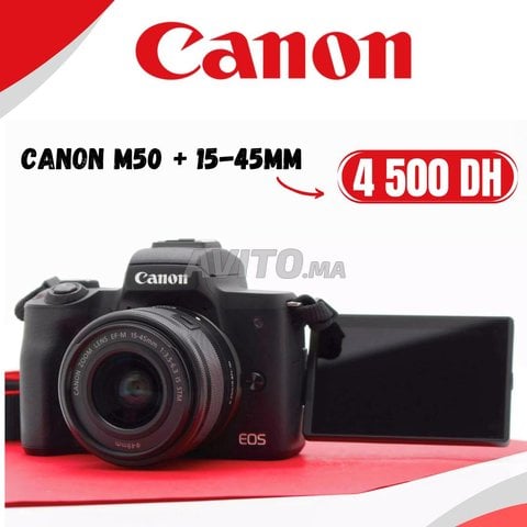 Canon M50 et EF-M 15-45mm