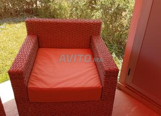 balançoire avec un salon 