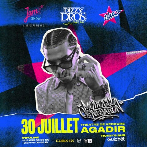 Dizzy dros en concert à AGADIR Tickets LOGES