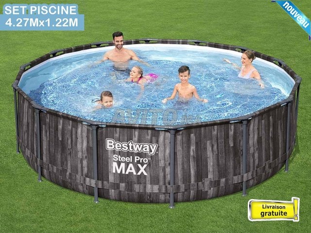 Set Piscine  Hors Sol Complet 4.27M x 1.07M Rond