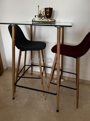 table haute et chaises - 2