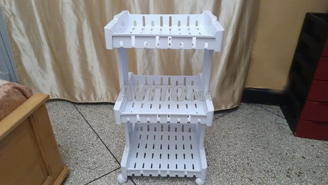 Chariot à roulettes pour salle de bain, cuisine...