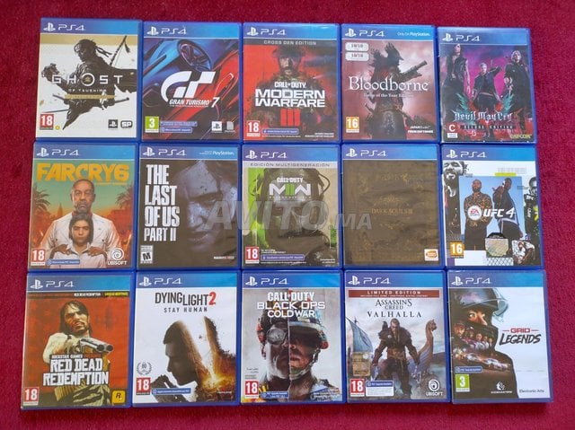 jeux disc playstation 4 