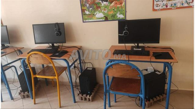 ENSEMBLE TABLE ET CHAISES SCOLAIRES A ERRACHIDIIA