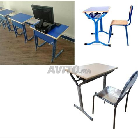 MOBILIER SCOLAIRE POUR TOUS NIVEAUX / TABLE CHAISE