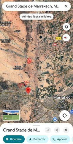 Terrains à vendre près du Grand Stade de Marrakech