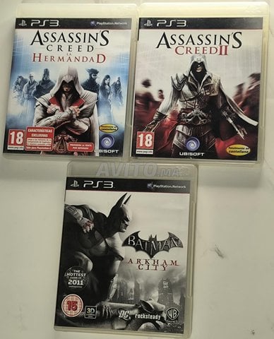 assassin's Creed et Btman ps3