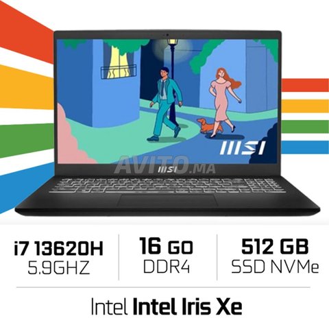 MSI Modern 15 H - i7 13eme 16GB Ram JDID